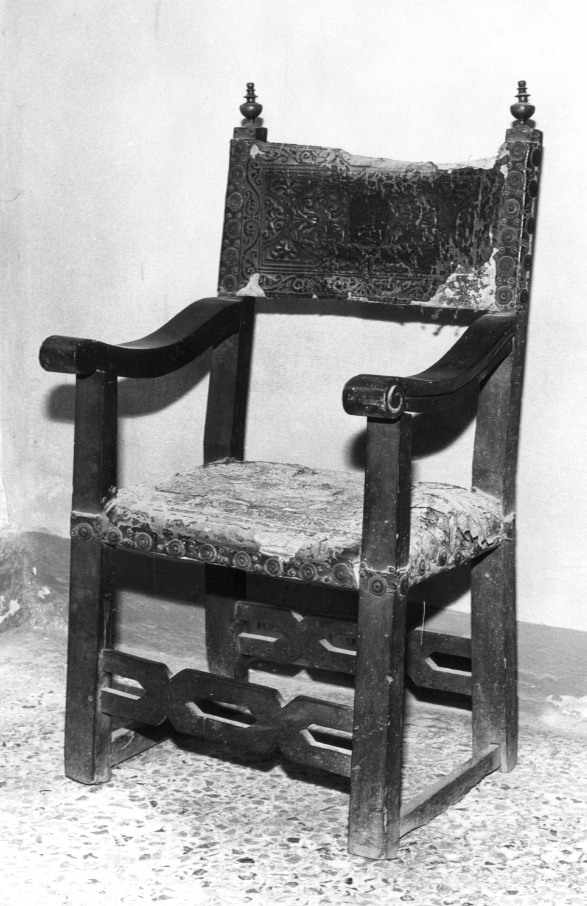 poltrona - bottega emiliano-romagnola (sec. XVI)