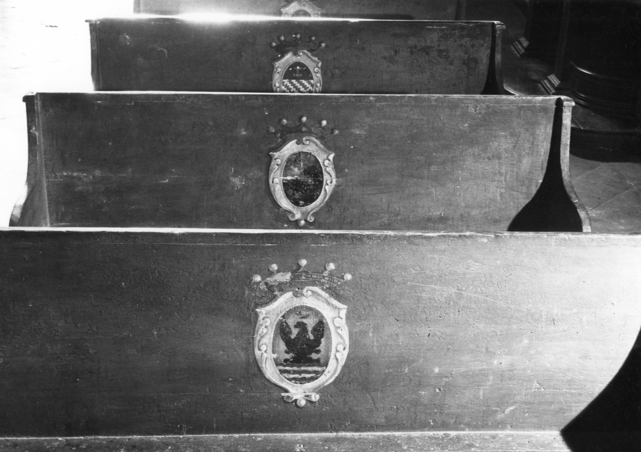 panca con inginocchiatoio - bottega emiliano-romagnola (sec. XVIII)