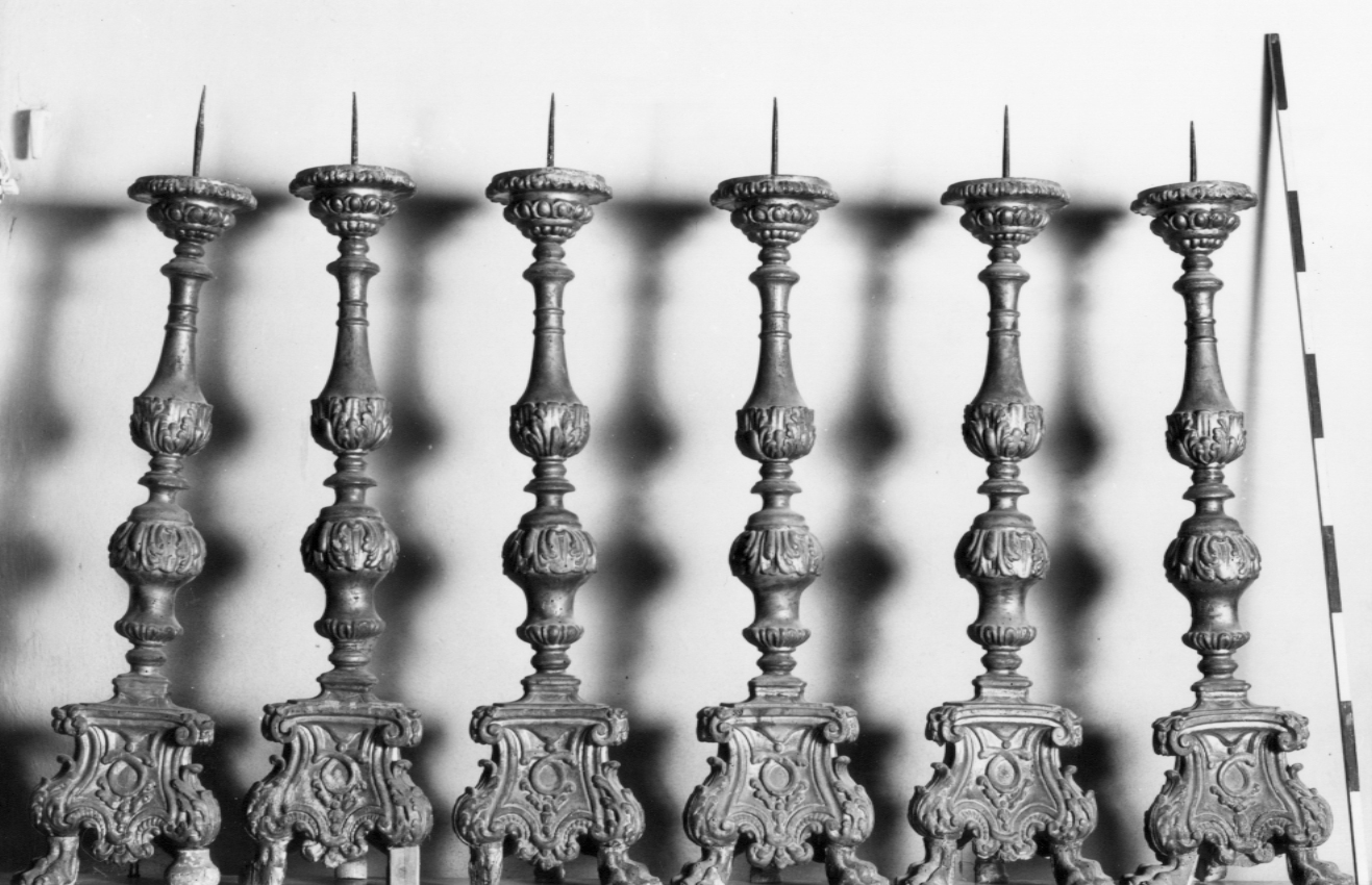 candeliere, insieme - bottega emiliano-romagnola (fine/inizio secc. XVI/ XVII)