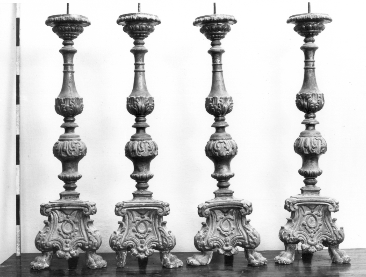 candeliere, insieme - bottega emiliano-romagnola (fine/inizio secc. XVI/ XVII)