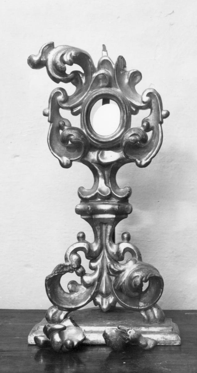 reliquiario - bottega emiliano-romagnola (fine/inizio secc. XVII/ XVIII)