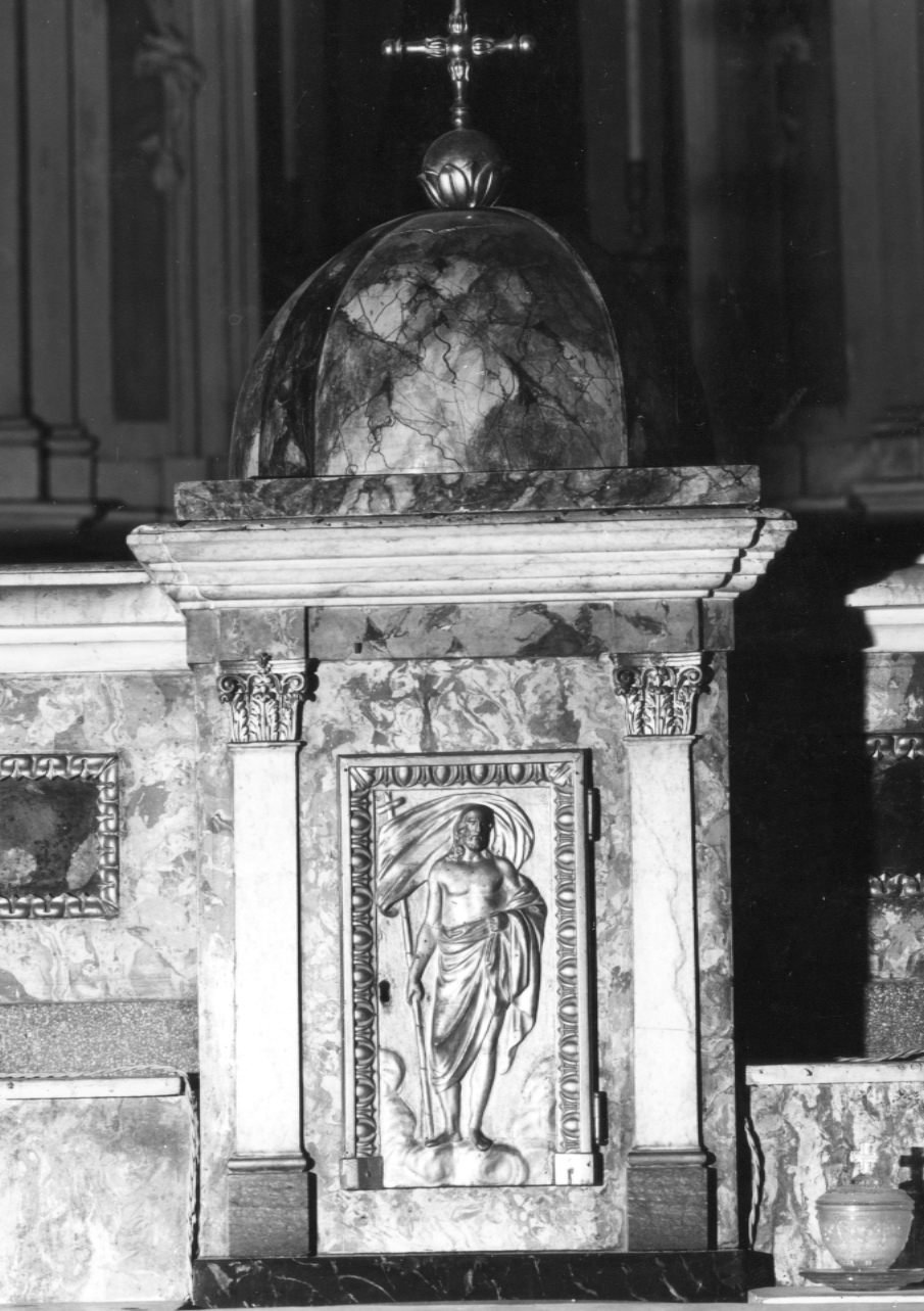 Cristo risorto (sportello di tabernacolo) - bottega emiliano-romagnola (sec. XIX)