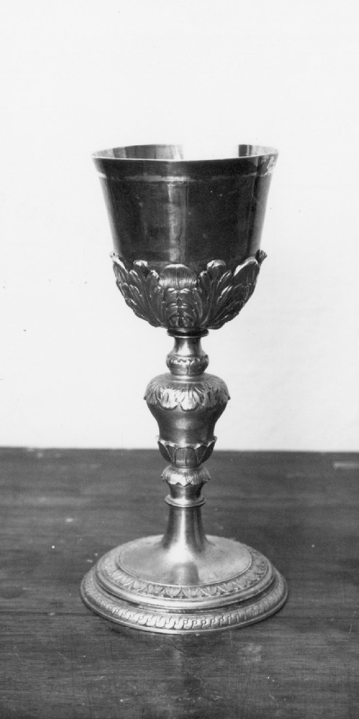calice - bottega emiliano-romagnola (fine/inizio secc. XVII/ XVIII)