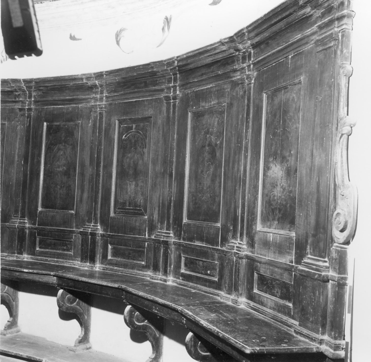 stalli del coro - bottega romagnola (fine/inizio secc. XVII/ XVIII)