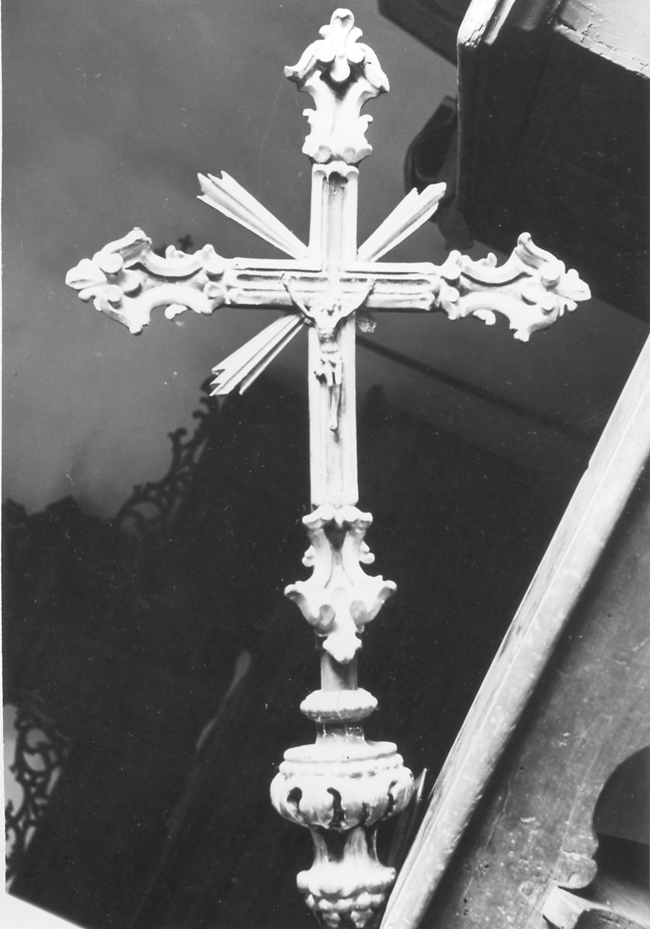 croce astile - bottega romagnola (sec. XVIII)