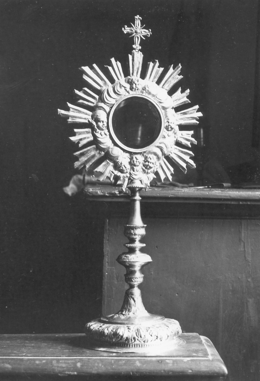 ostensorio - bottega romagnola (prima metà sec. XVIII)