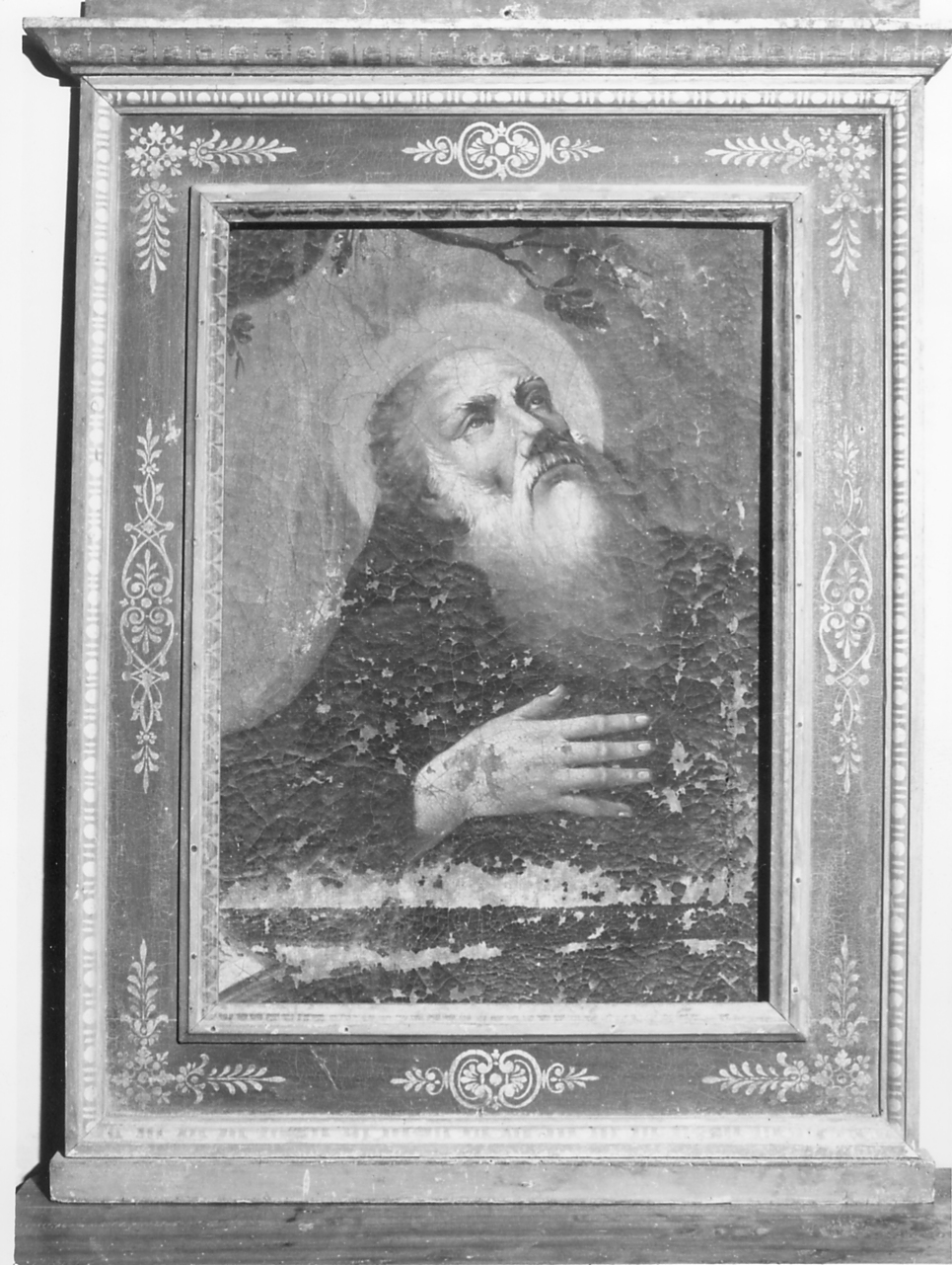 Sant'Antonio Abate (San Macario ?) (dipinto) - ambito emiliano-romagnolo (inizio sec. XIX)