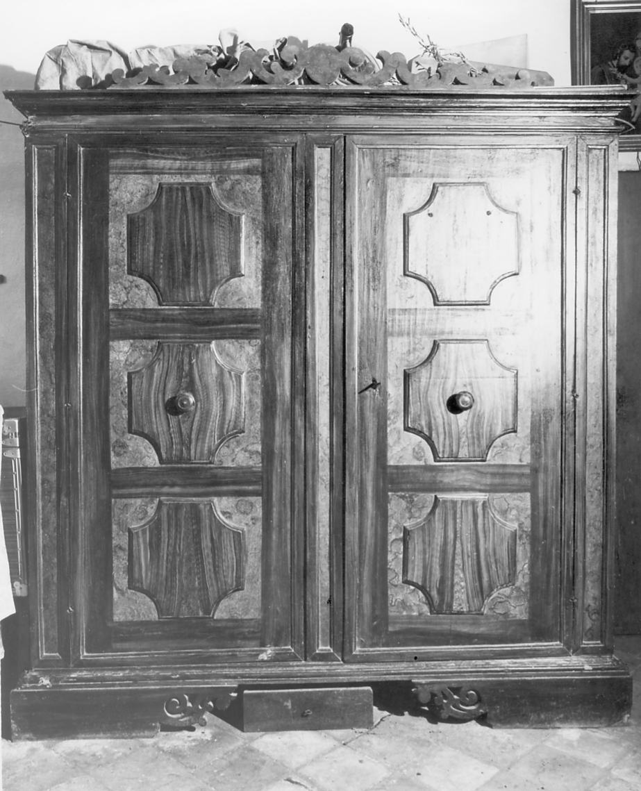 armadio - bottega romagnola (secc. XVII/ XVIII)