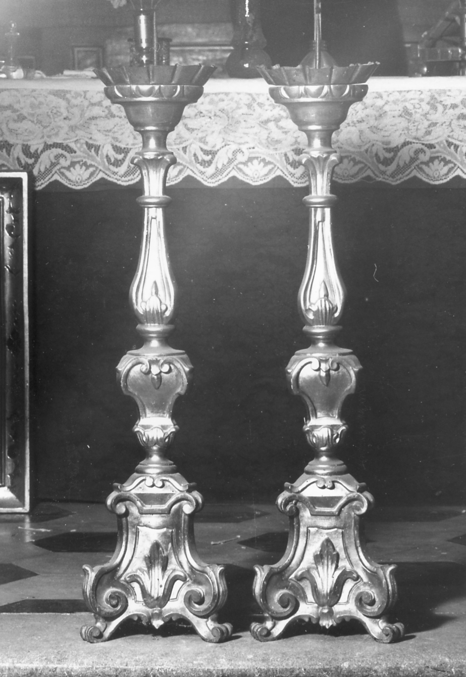 candeliere - bottega romagnola (sec. XVIII)