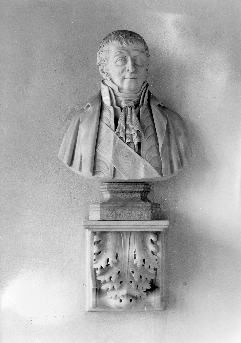 busto di Giovanni Damasceno Bragaldi (scultura, pendant) di Torregiani Camillo (sec. XIX)