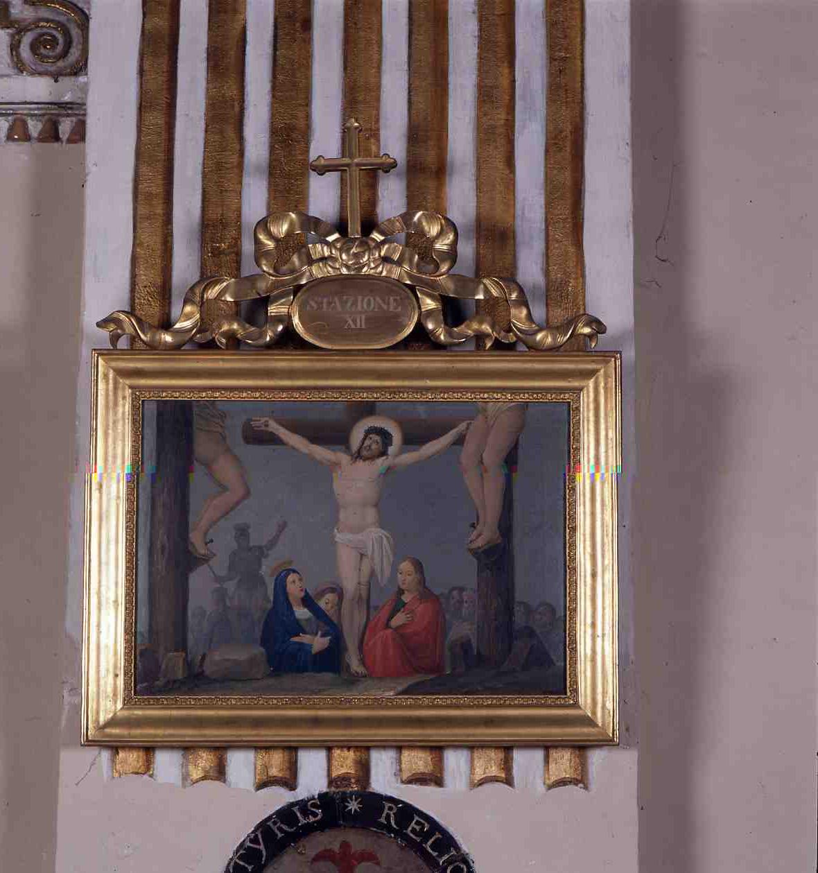 Stazioni della Via Crucis (dipinto, insieme) - ambito emiliano (inizio sec. XIX)