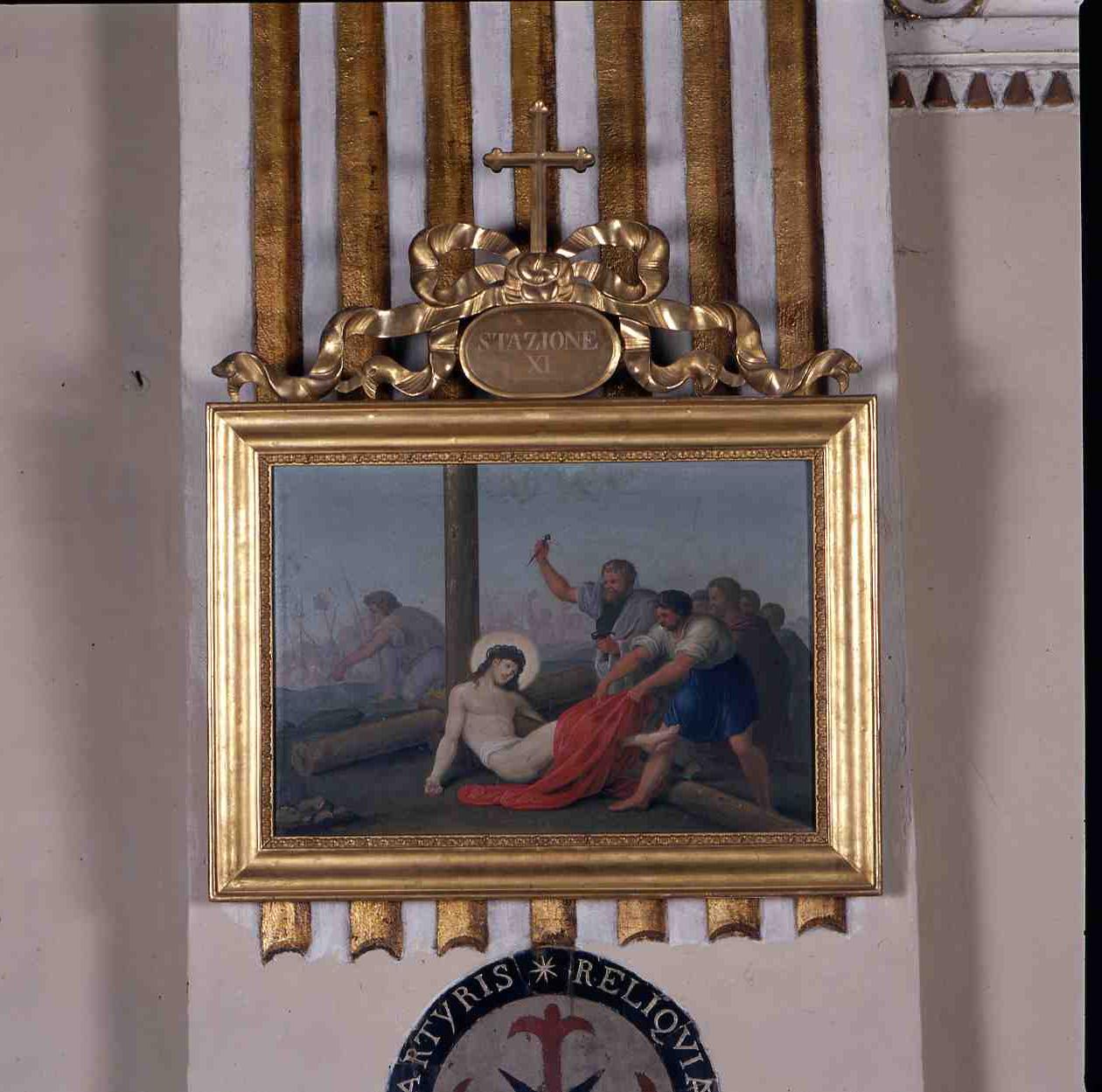 Stazioni della Via Crucis (dipinto, insieme) - ambito emiliano (inizio sec. XIX)