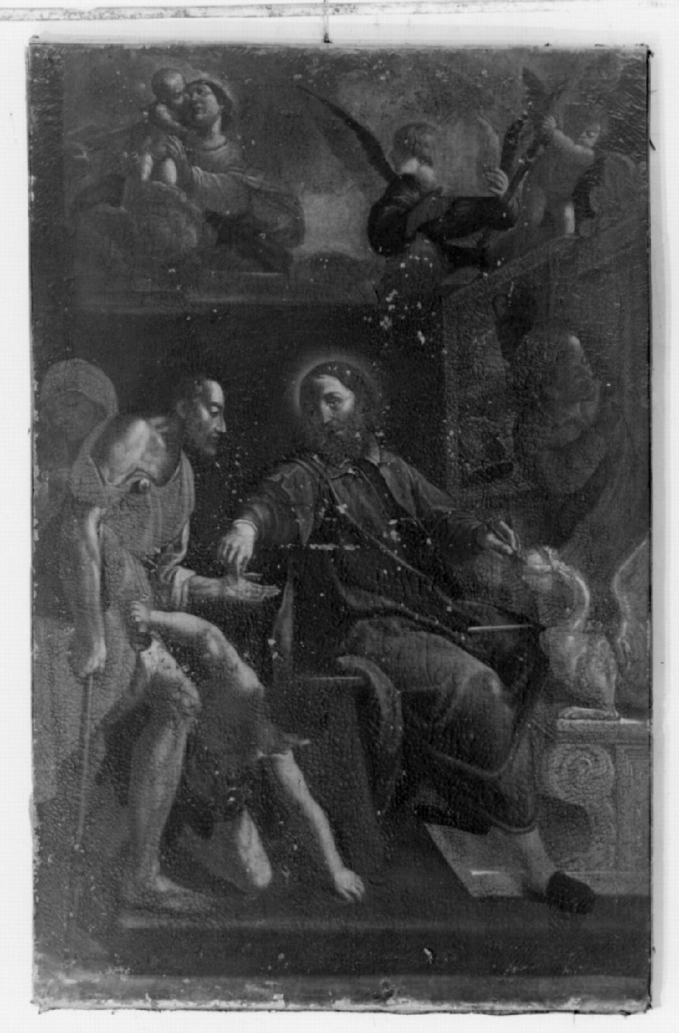 elemosina di Sant'Eligio (dipinto) - produzione romagnola (metà sec. XVII)