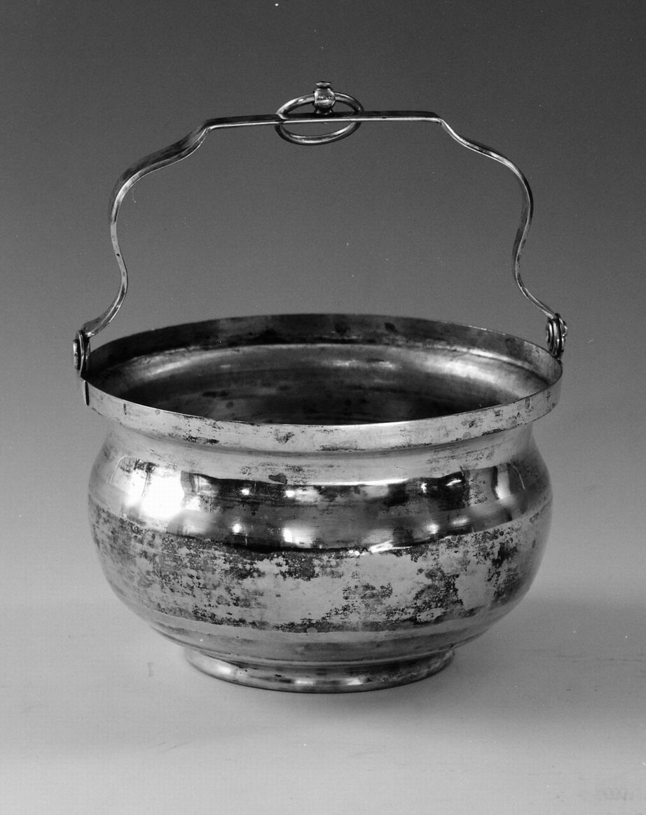 secchiello per l'acqua benedetta - produzione romagnola (sec. XIX)