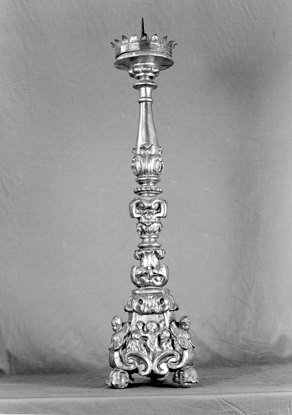 candeliere - bottega romagnola (fine, metà sec. XVIII, sec. XIX)