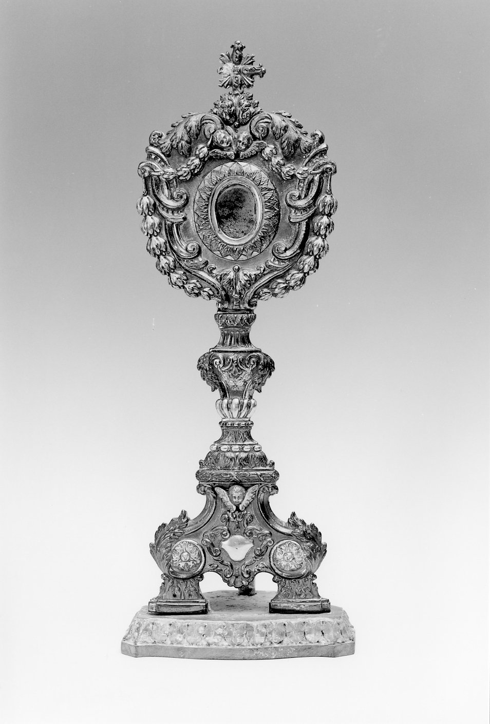 reliquiario - a ostensorio - produzione romagnola (fine sec. XVIII)