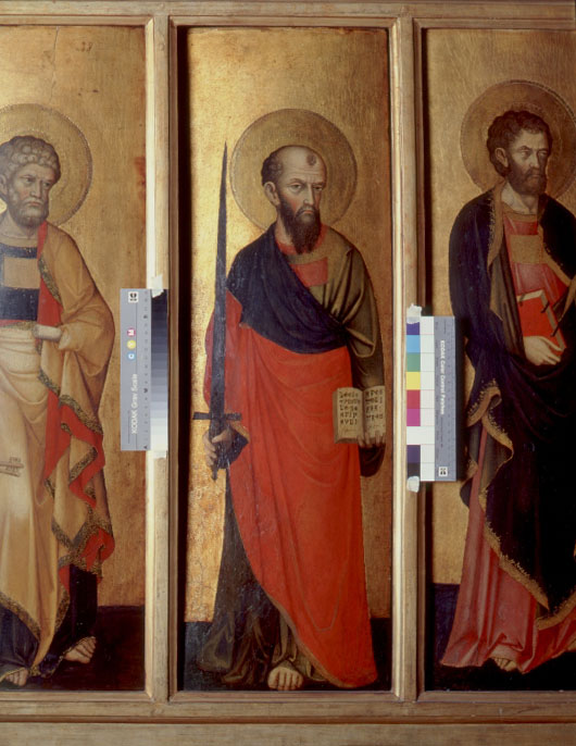 San Paolo (dipinto, elemento d'insieme) di Stefano di Sant' Agnese (attribuito) (ultimo quarto sec. XIV)