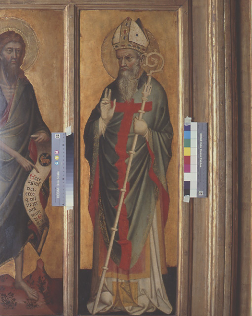 San Maurelio (dipinto, elemento d'insieme) di Stefano di Sant' Agnese (attribuito) (ultimo quarto sec. XIV)