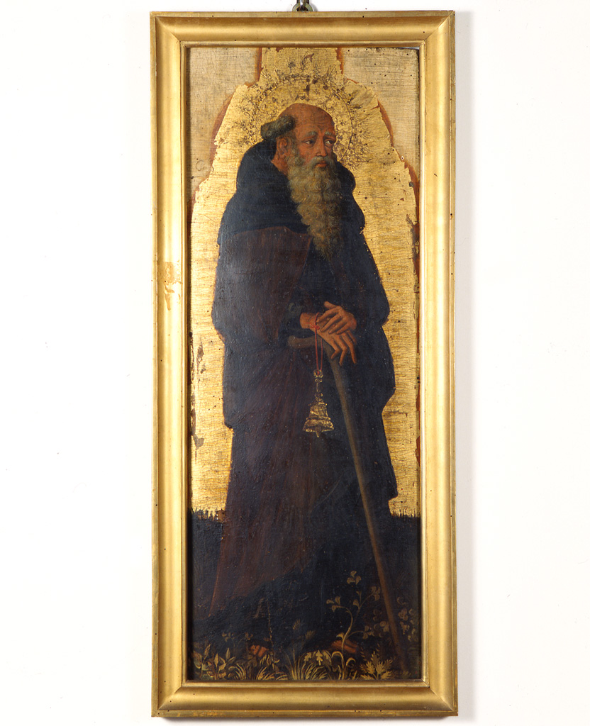 Sant'Antonio Abate (dipinto, elemento d'insieme) di Falloppi Giovanni di Pietro detto Giovanni da Modena (sec. XV)