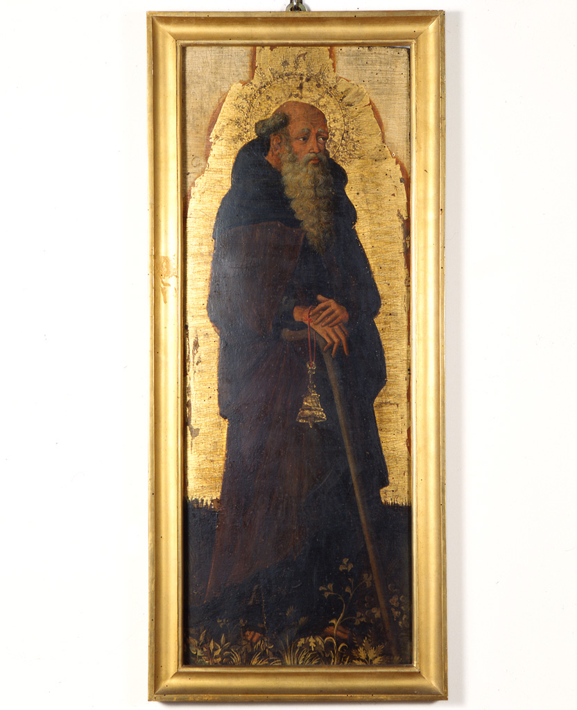 Sant'Antonio Abate (dipinto, elemento d'insieme) di Falloppi Giovanni di Pietro detto Giovanni da Modena (sec. XV)