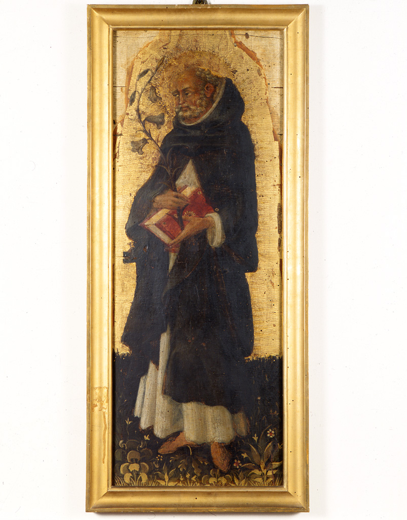San Domenico (dipinto, elemento d'insieme) di Falloppi Giovanni di Pietro detto Giovanni da Modena (sec. XV)