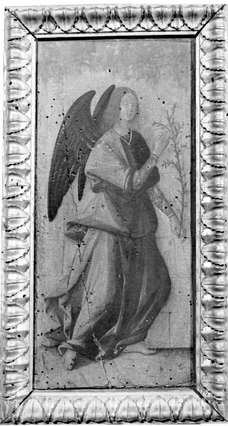 Angelo Annunciante (dipinto, frammento) - ambito settentrionale (seconda metà sec. XV)