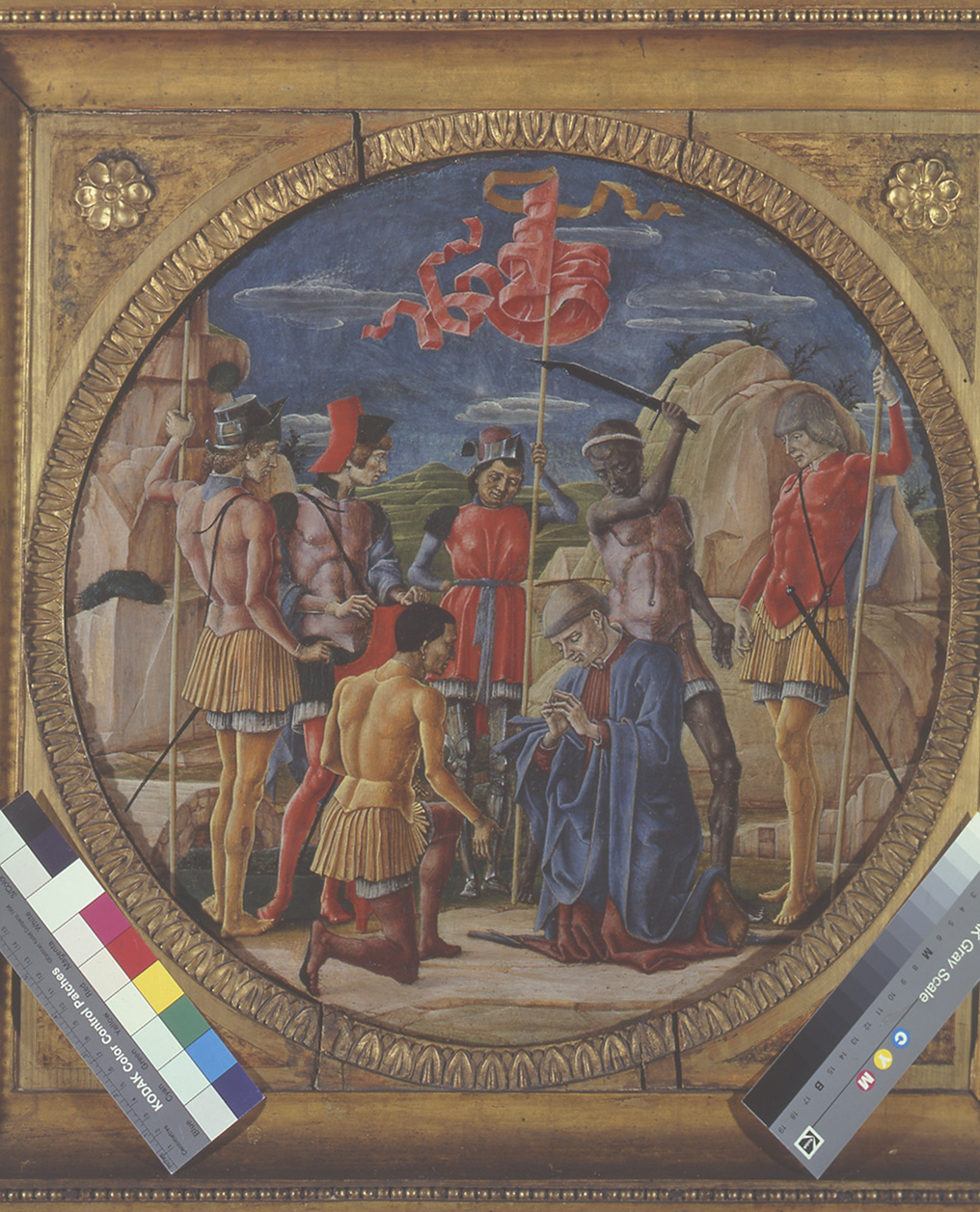 Martirio di San Maurelio (dipinto, elemento d'insieme) di Tura Cosmè (sec. XV)