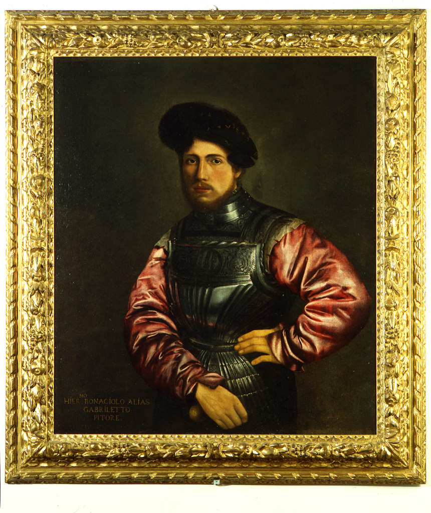 ritratto d'uomo (dipinto) - ambito lombardo (sec. XVI)