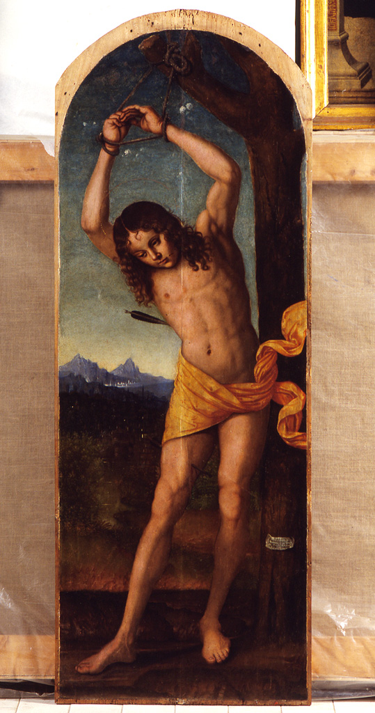 San Sebastiano (dipinto) di Zaganelli Francesco (sec. XVI)