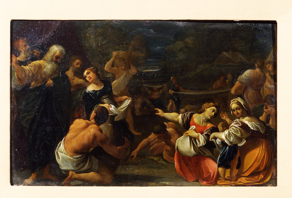 raccolta della manna (dipinto) di Carracci Ludovico (sec. XVII)
