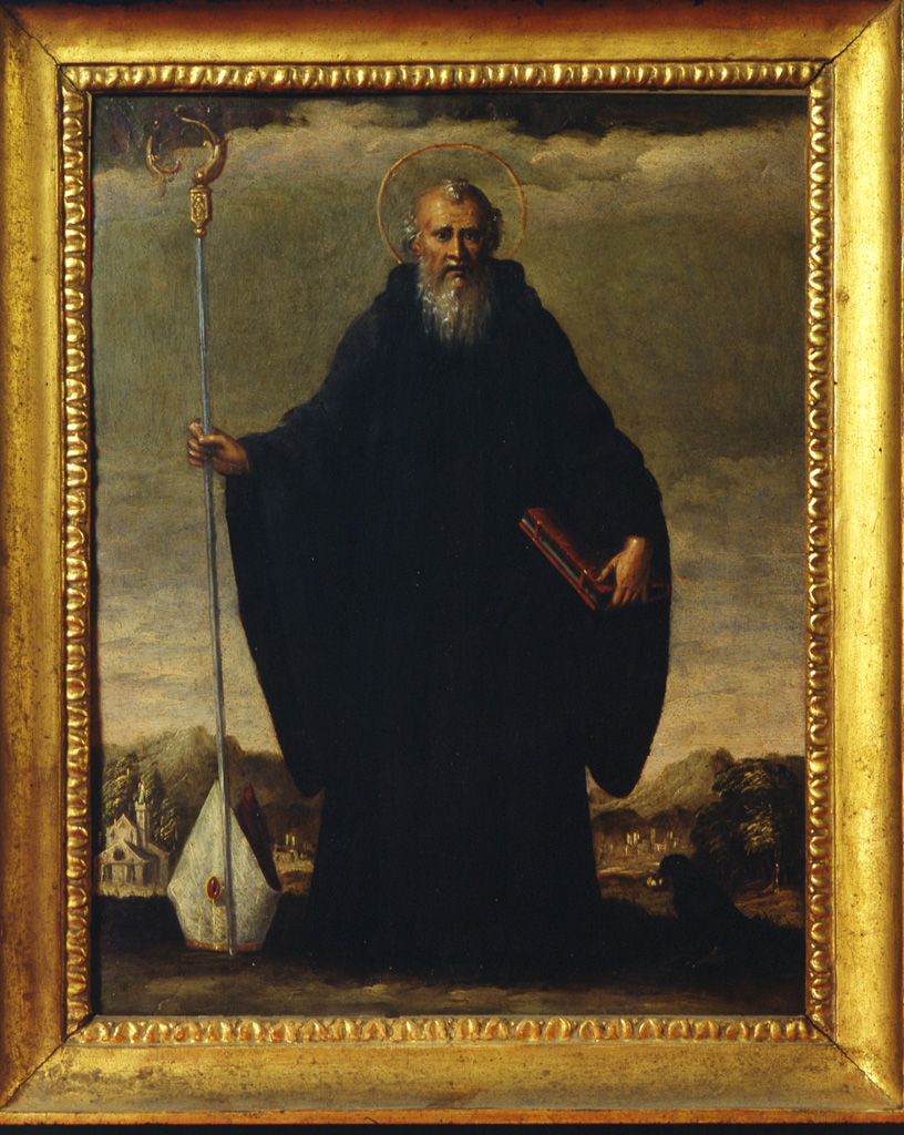San Benedetto (dipinto) - ambito ferrarese (prima metà sec. XVII)