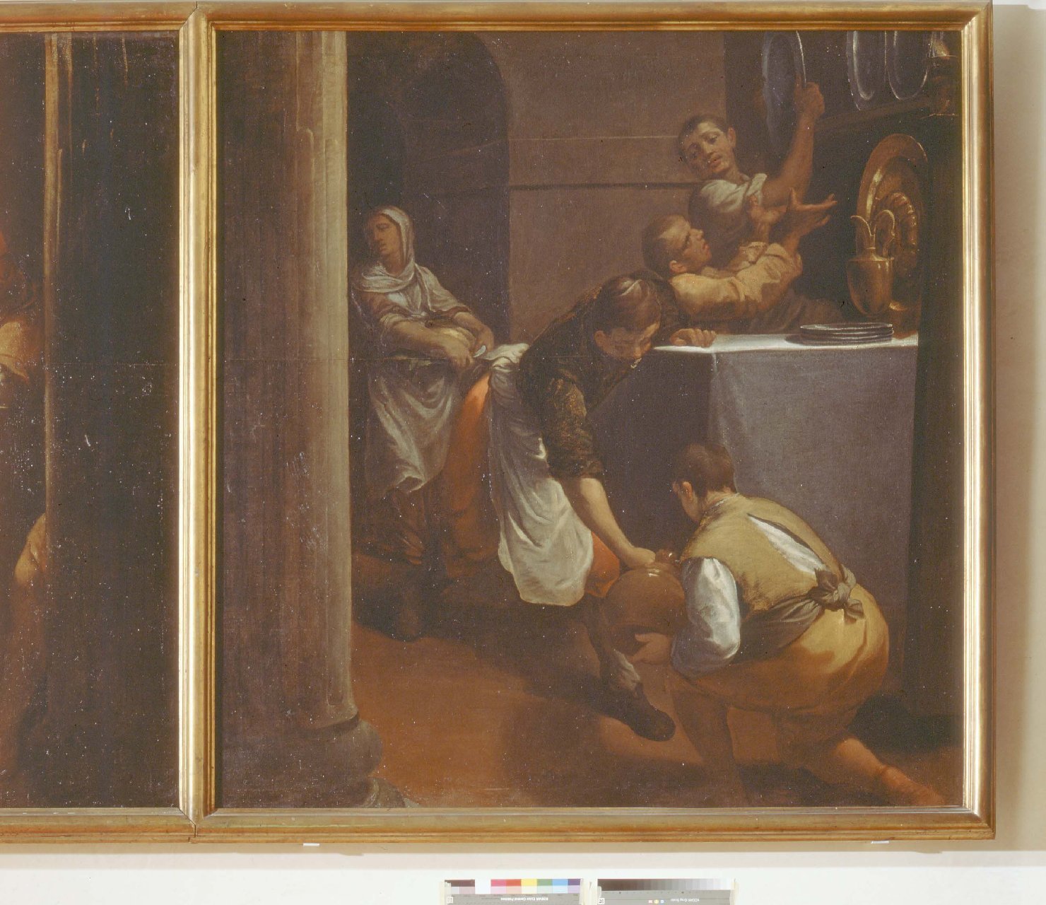 scena di genere (dipinto, elemento d'insieme) di Scarsella Ippolito detto Scarsellino (sec. XVII)