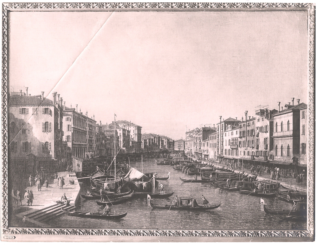 Venezia - Vedute - Canal Grande - Dipinti (positivo) di Bellotto, Bernardo, Istituto Italiano d'Arti Grafiche di Bergamo (XX)