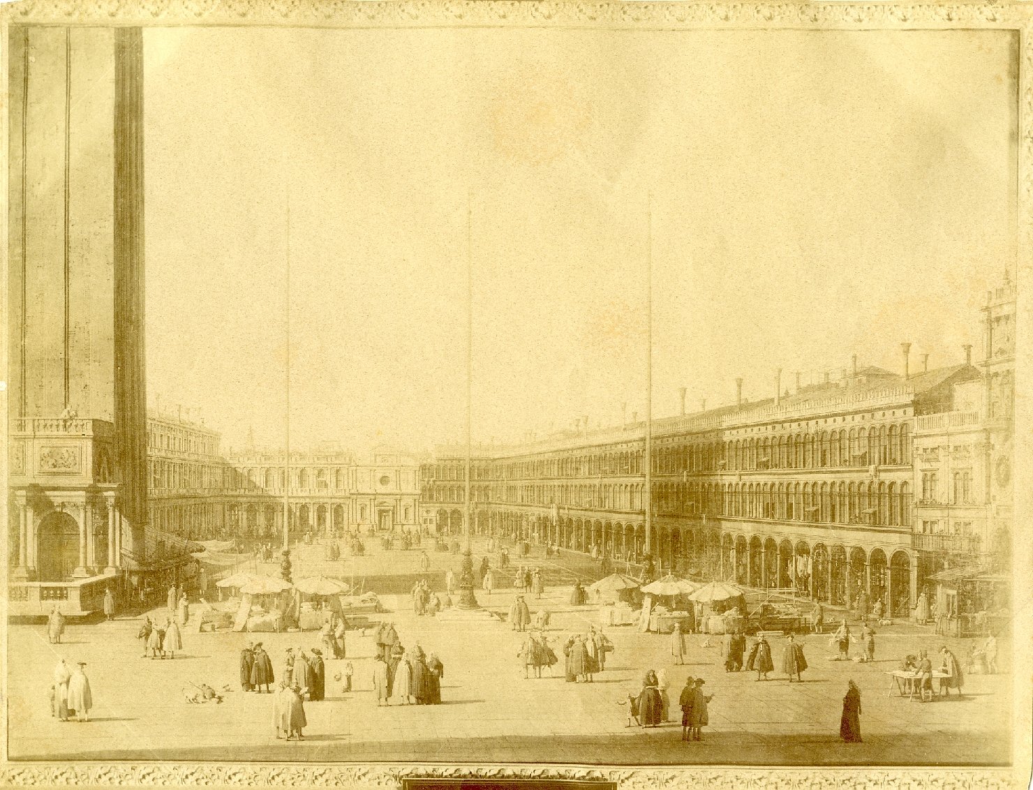 Venezia - Piazza San Marco - Dipinti (positivo) di Canaletto, il, Anonimo (XIX/ XX)