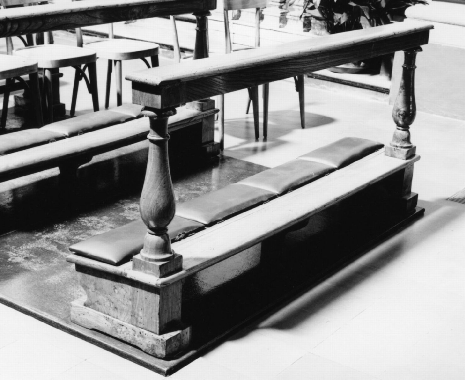 inginocchiatoio - ambito faentino (metà sec. XIX)