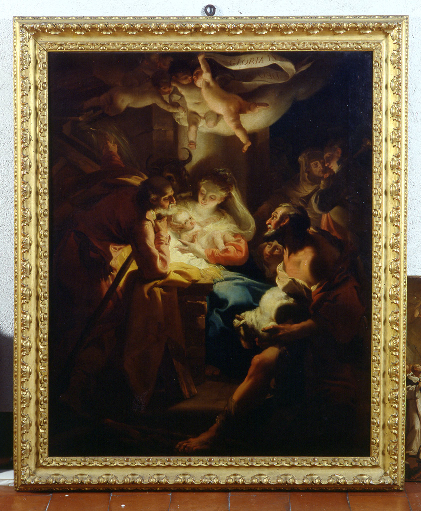 Adorazione dei pastori (dipinto) di Gandolfi Gaetano (sec. XVIII)