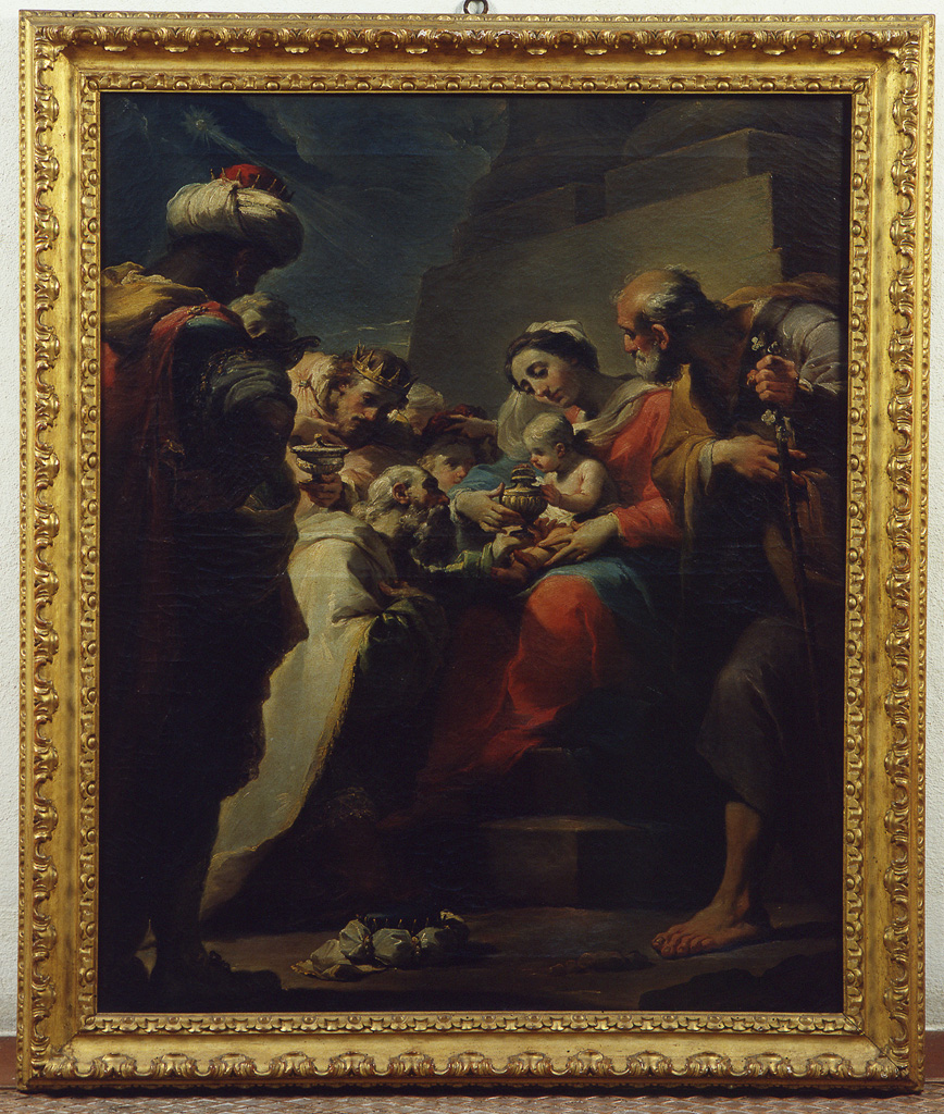 Adorazione dei Magi (dipinto) di Gandolfi Ubaldo (sec. XVIII)