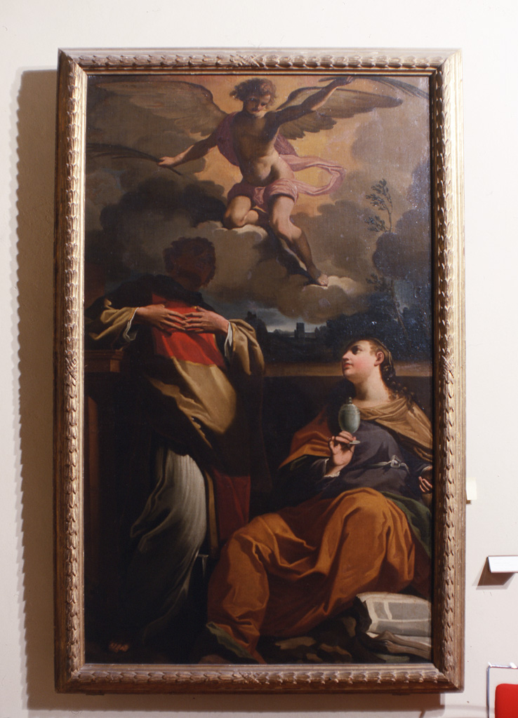 San Lorenzo e Santa Maria Maddalena (dipinto) di Bononi Carlo (sec. XVII)