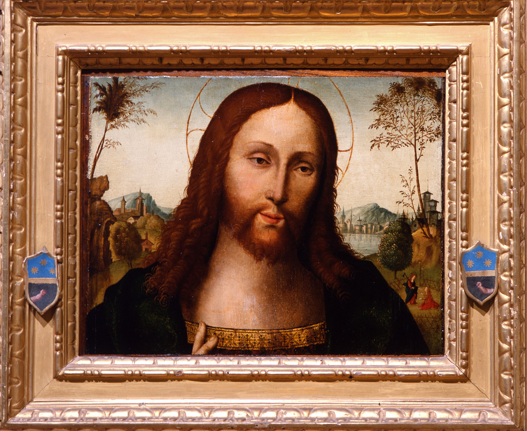 Cristo benedicente (dipinto) di Coltellini Michele (sec. XVI)