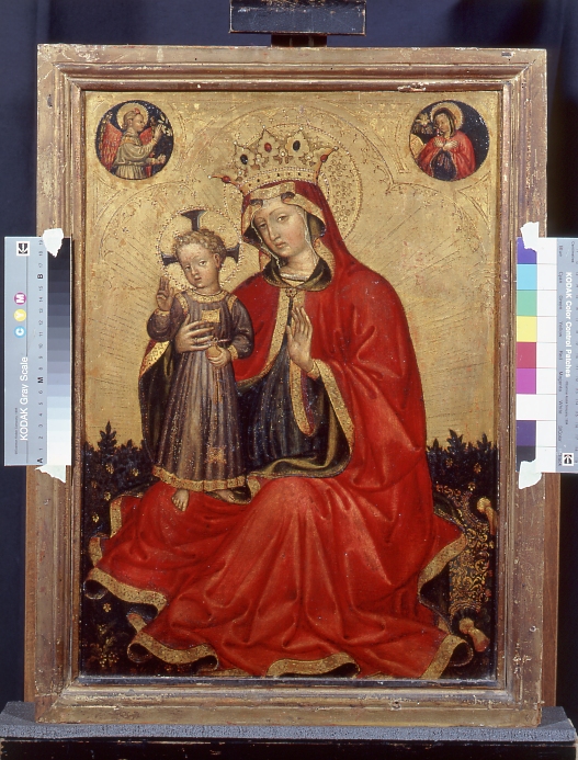 Madonna dell'Umiltà; Annunciazione (dipinto) di Maestro del Trittico di Imola (sec. XV)
