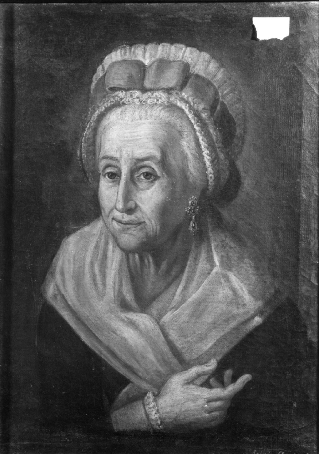ritratto femminile (dipinto) di Azzi Scipione (secc. XVIII/ XIX)