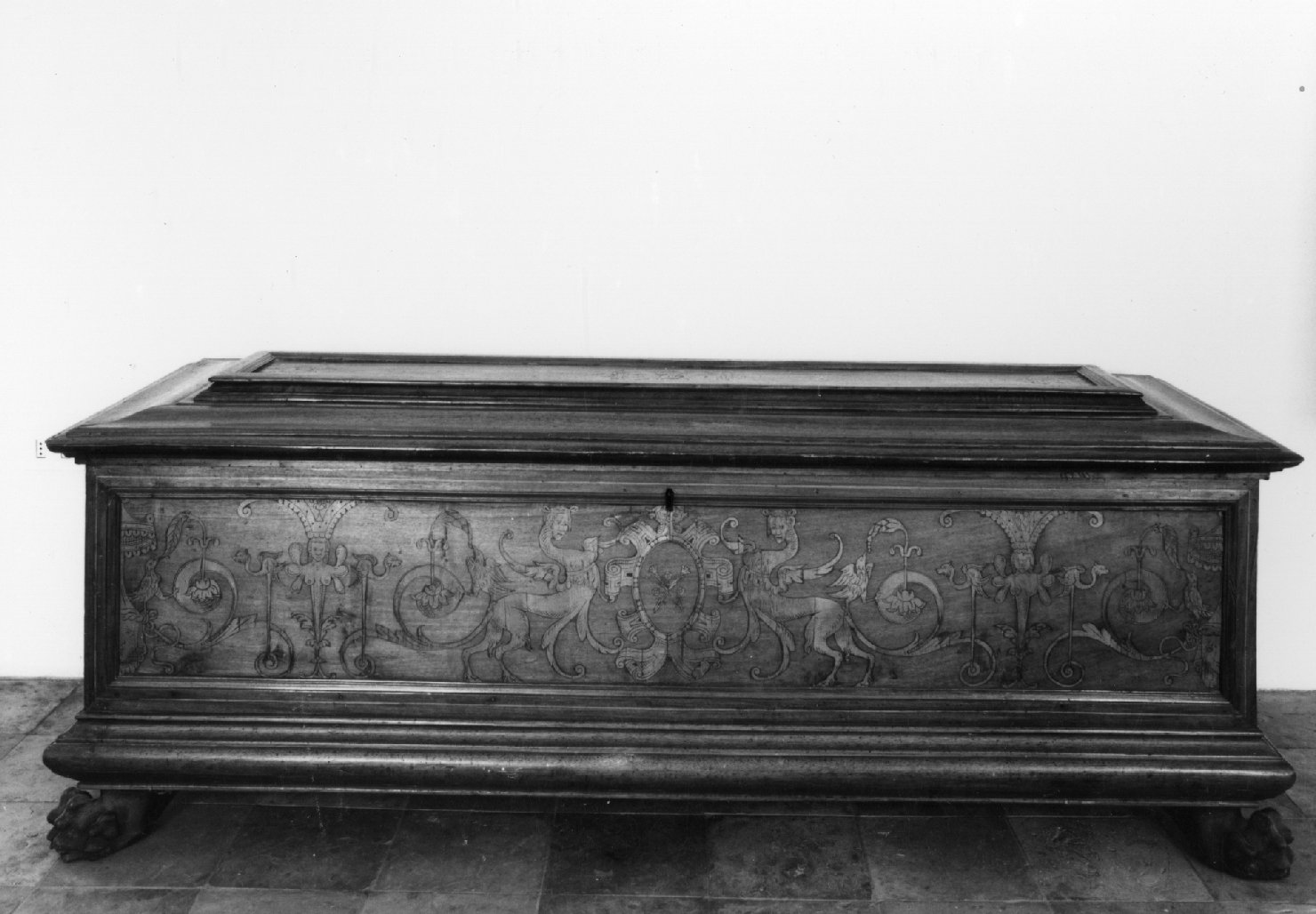 cassapanca - manifattura emiliana (sec. XVI)