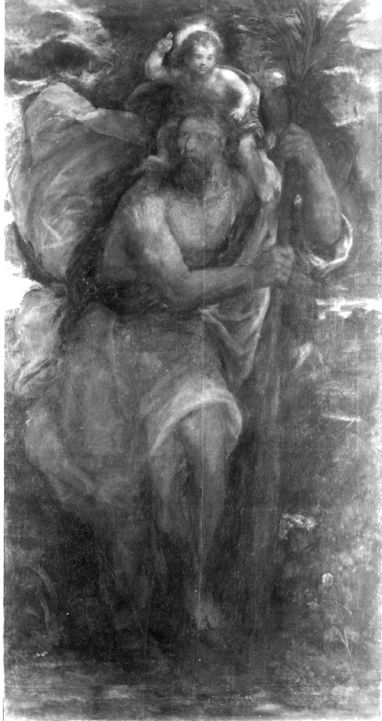 San Cristoforo (dipinto) di Filippi Sebastiano detto Bastianino (sec. XVI)