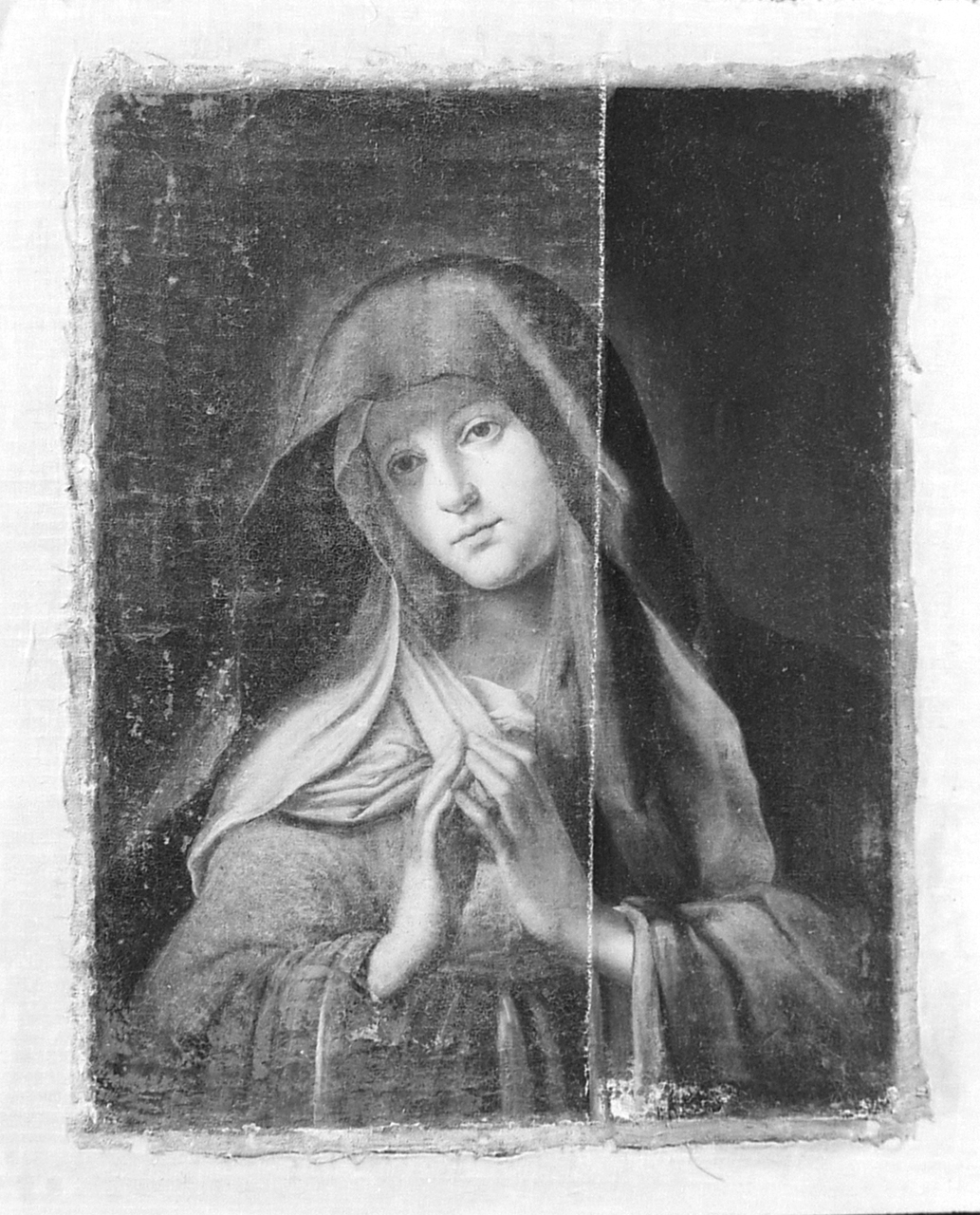 Mater Dolorosa, Madonna orante (dipinto) - ambito emiliano-romagnolo (secc. XVII/ XVIII)