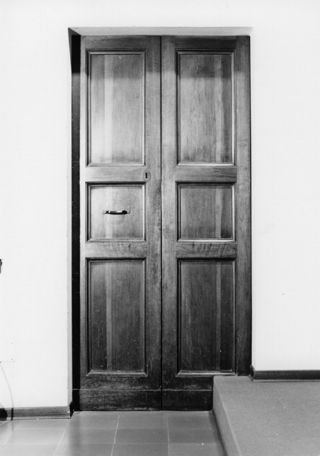 porta - a due battenti - ambito faentino (metà sec. XIX)