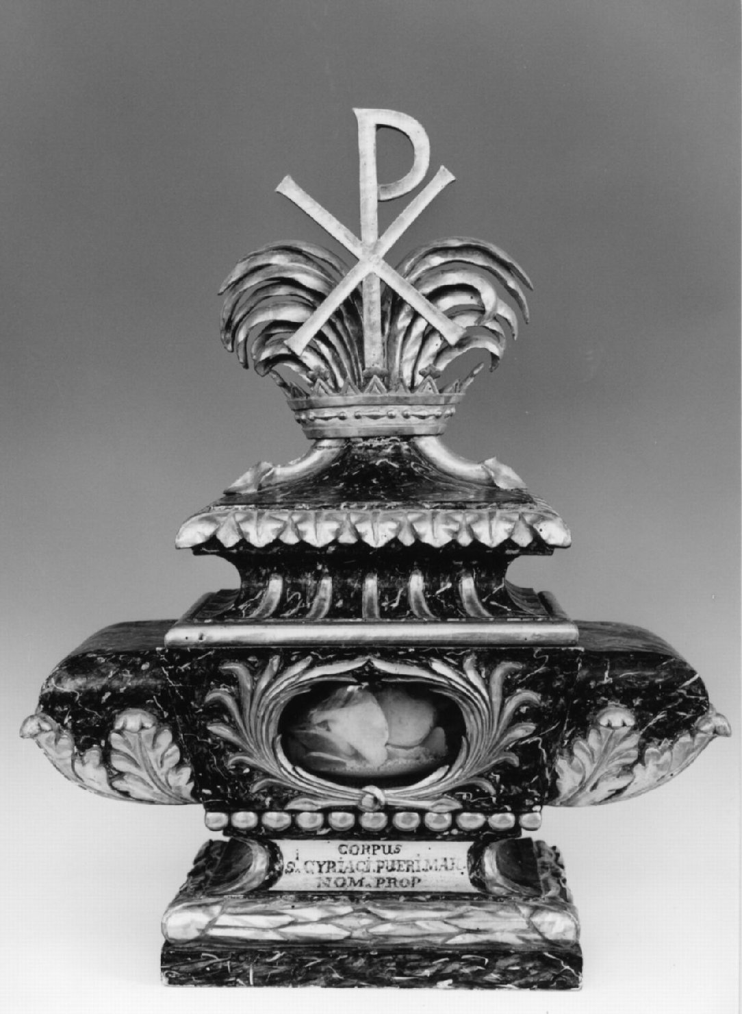 reliquiario - ambito emiliano-romagnolo (seconda metà sec. XVIII)