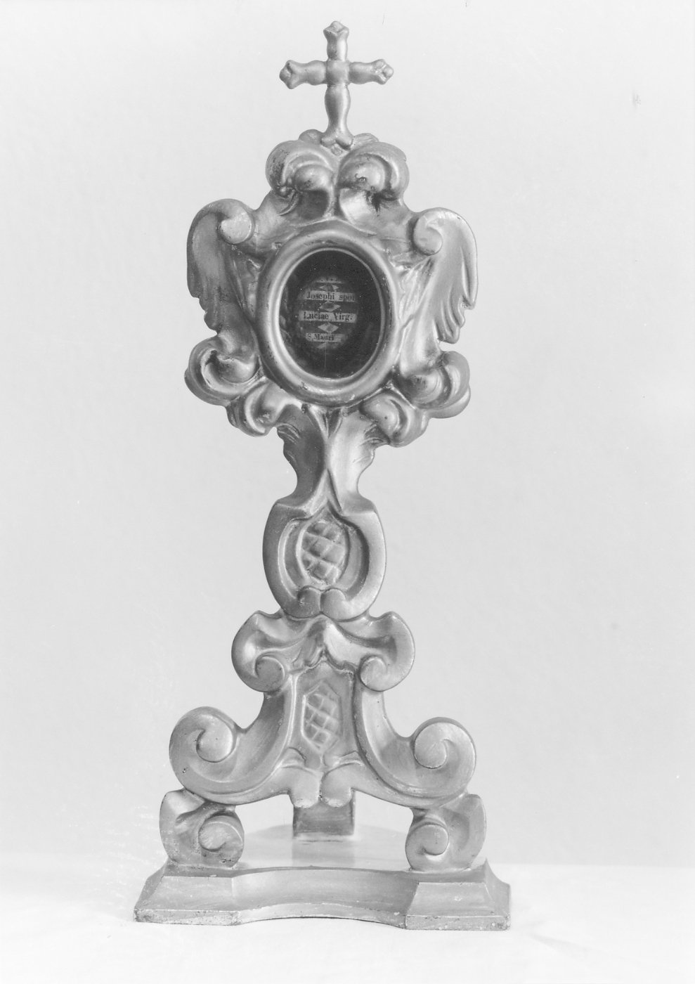 reliquiario - a ostensorio - produzione romagnola (seconda metà sec. XIX)