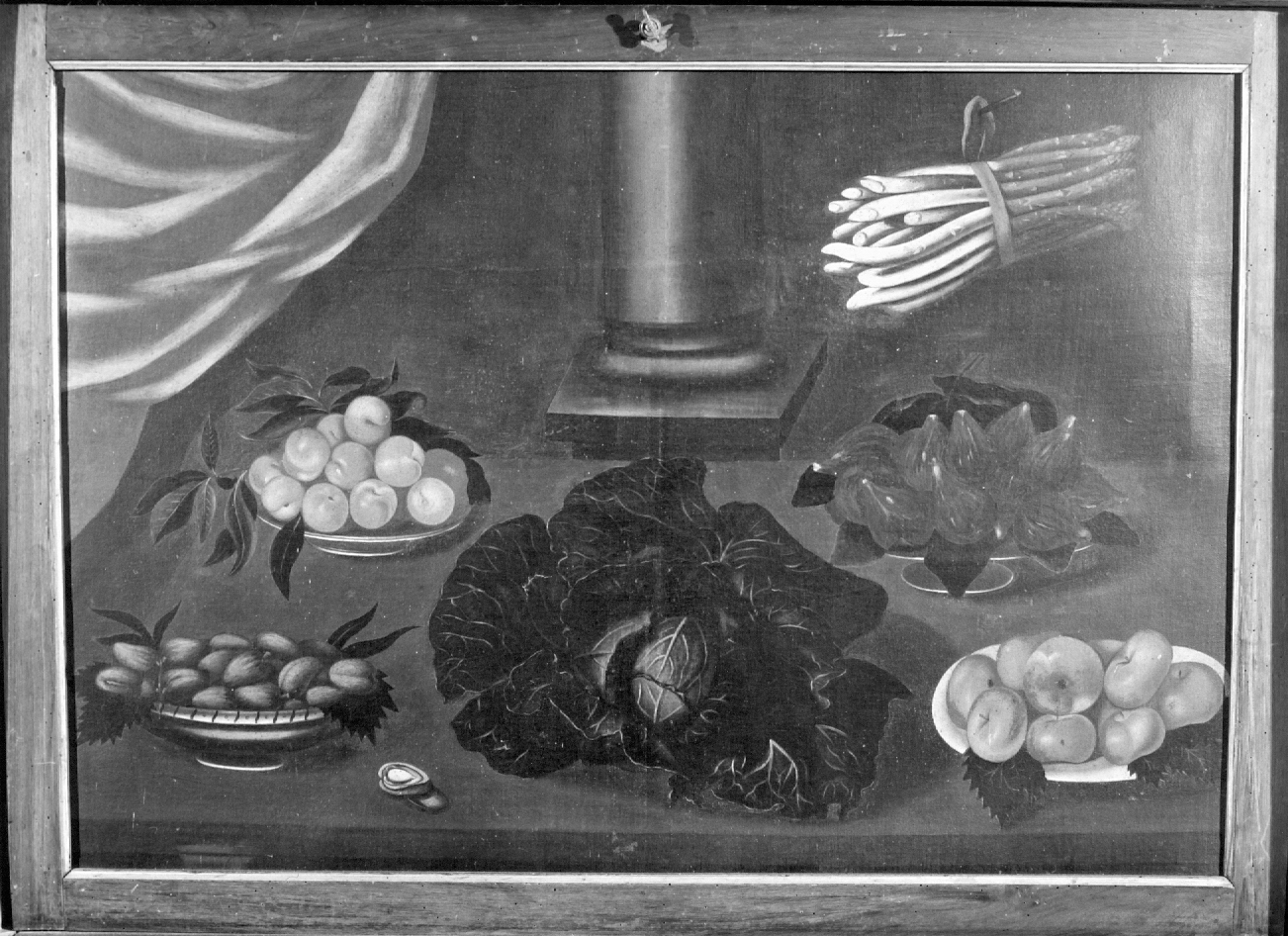 Natura morta con frutta (dipinto) - ambito emiliano-romagnolo (prima metà sec. XVIII)