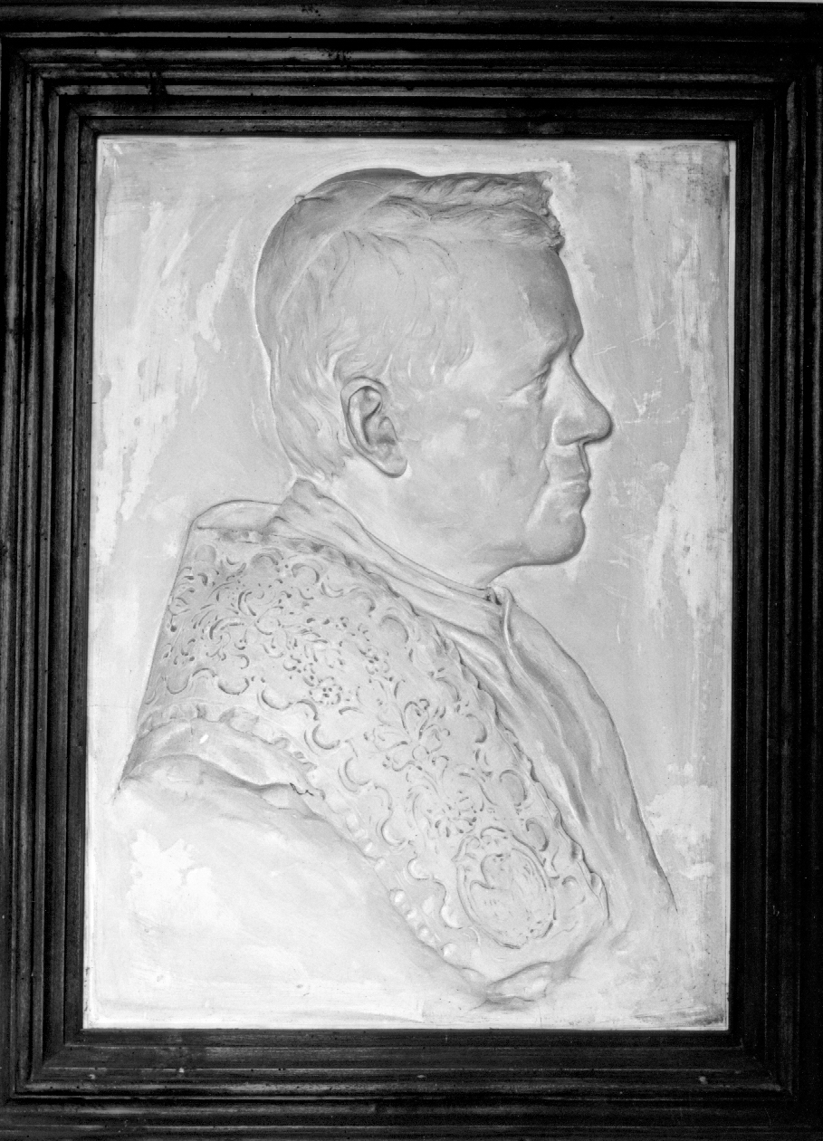 Papa Pio X (rilievo) - ambito faentino (sec. XX)