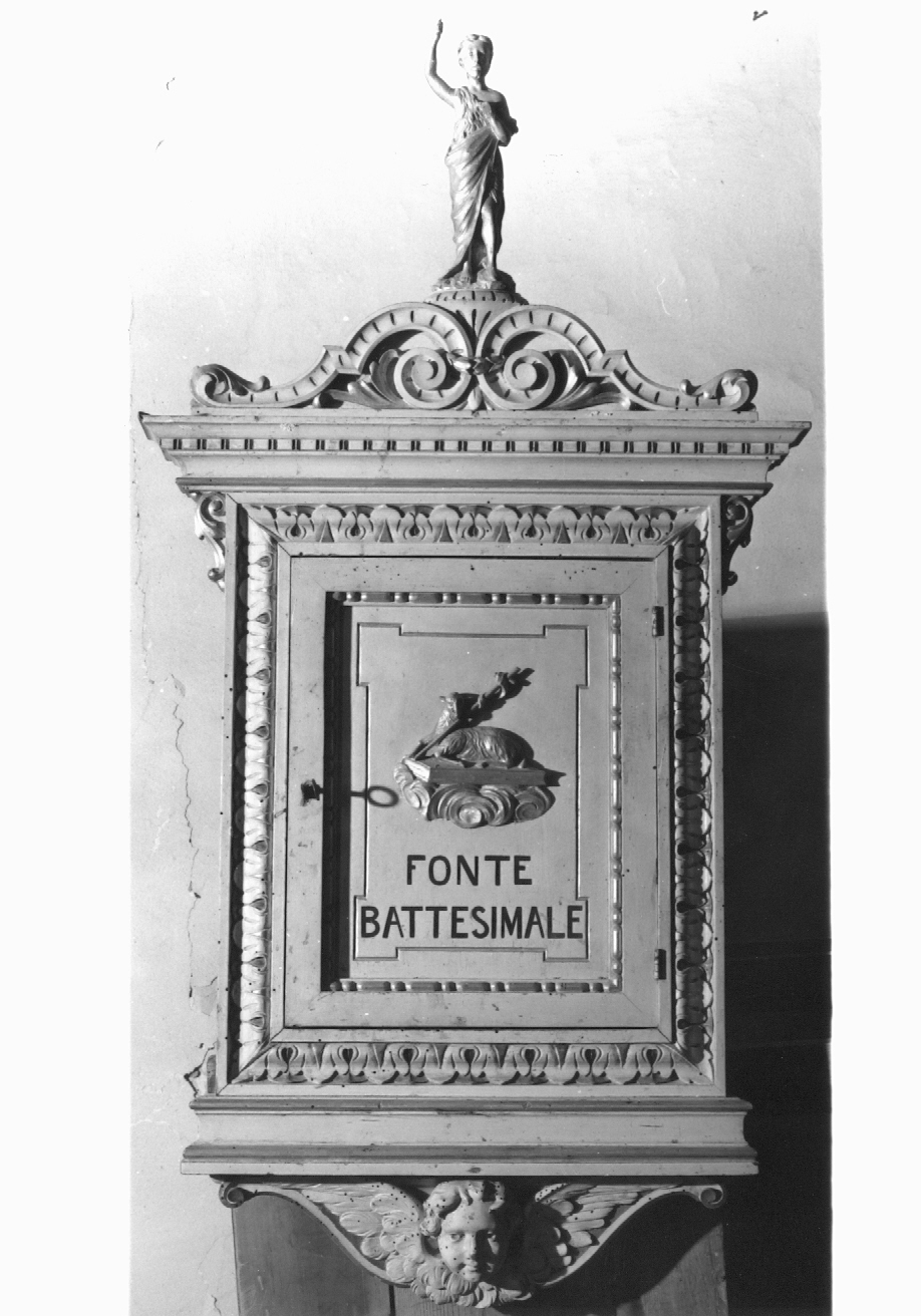 fonte battesimale - ambito faentino (secc. XVIII/ XIX)